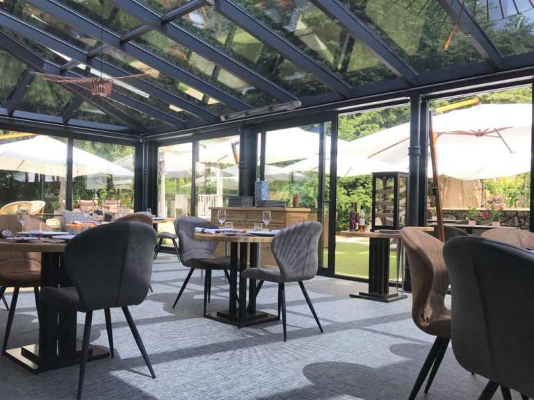 Köstliches Panorama: Restaurant