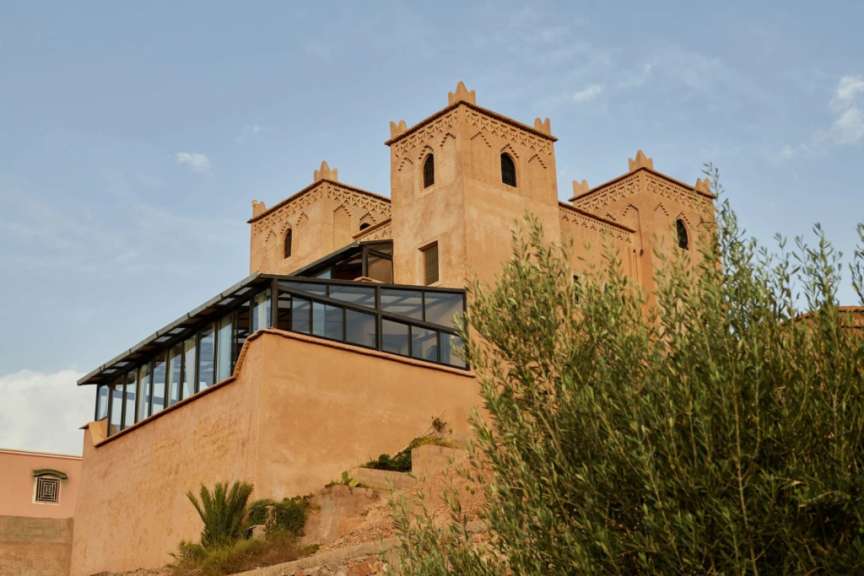 Landestypisch gestaltet: Kasbah in in Boumalne Dadès