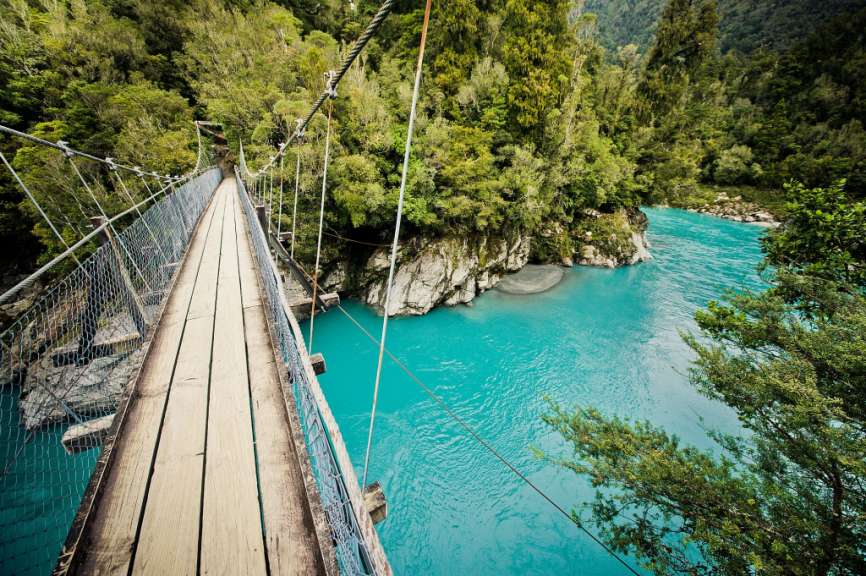 Einfache Wanderung: Hokitika Gorge Walk