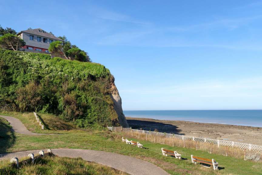 Strand von Bois de Cise an der Picardie-Küste