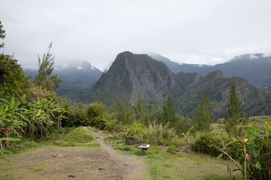 Blick auf den Piton d'Anchaing