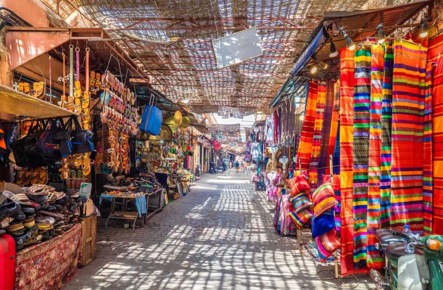 Farbenfrohe Vielfalt: Souks von Marrakesch