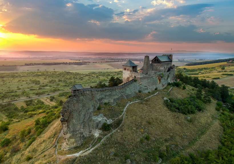 Imposante Lage: Burg Boldogkő