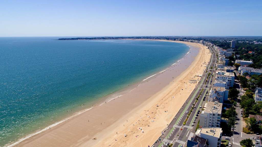 Blick auf die Bucht La Baule