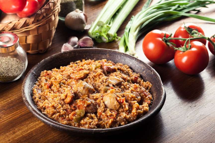 typisch für die Cajun-Küche: Jambalaya