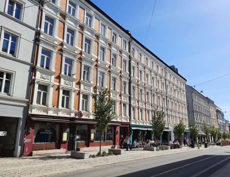 Typische Architektur in Grünerløkka