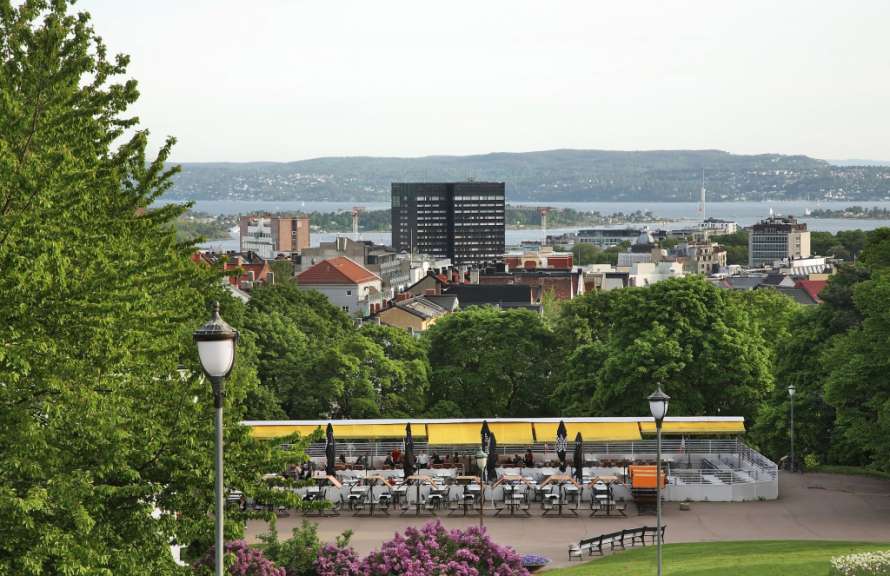 Blick vom St. Hanshaugen Park