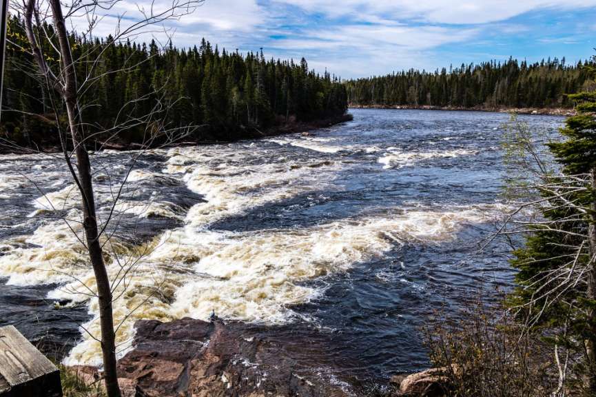 Stromschnellen im Humber River