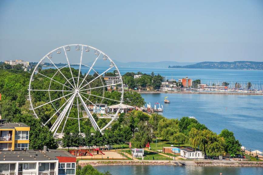 Am östlichen Ufer des Balaton: Siófok