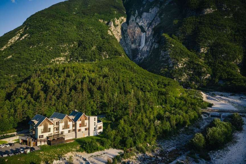 Im Herzen des Soča-Tals: Hotel bei Bovec