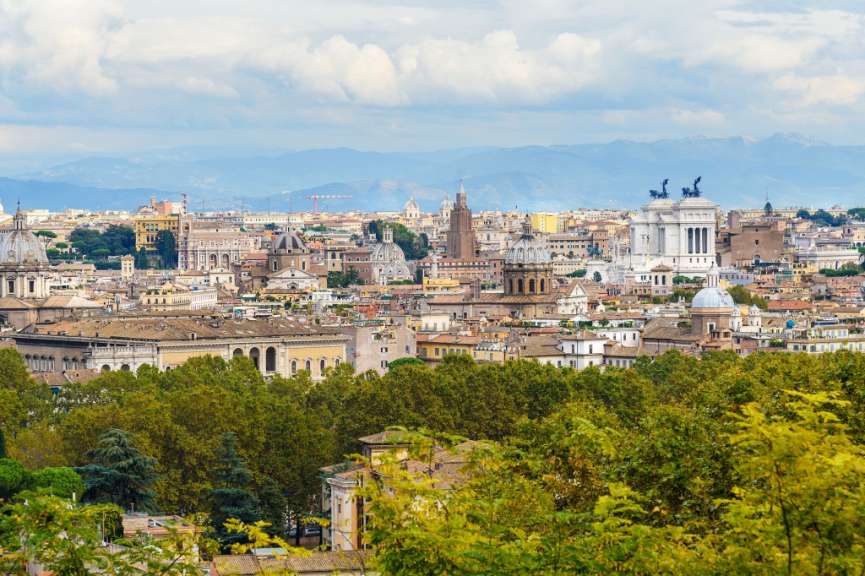 Blick von der Terrazza del Gianicolo
