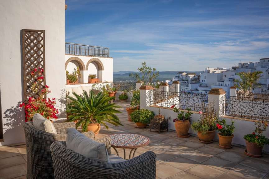 Fernblick nach Marismas: Haus des Kalifen