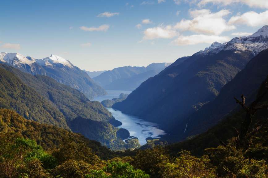 Fiordland National Park: Ausblick auf den Doubtful Sound