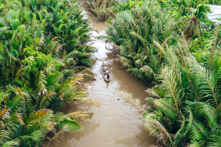 Verschlungene Kanäle: Mekong-Delta