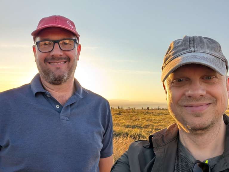 Safari-Glück: Merwin Rabe und Tobias Garstka unterwegs
