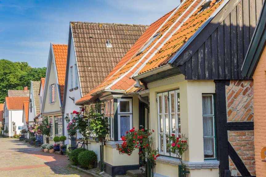 Historische Häuser in Holm