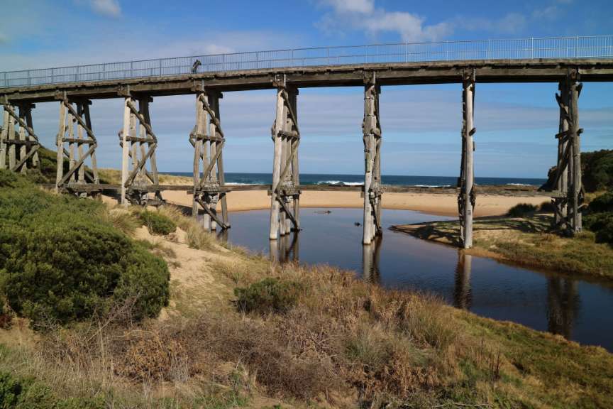 Trestle bridge, East Gippsland Rail Trail