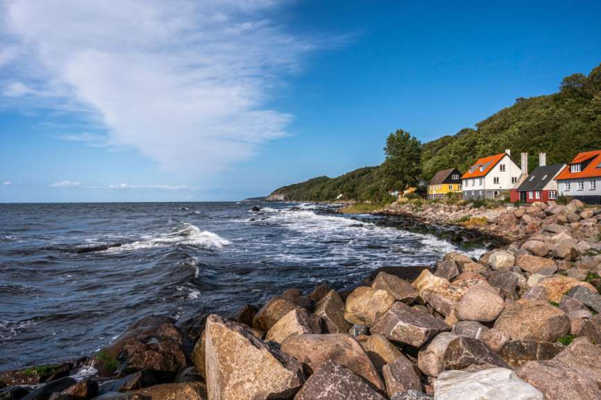 Küstenlandschaft bei Teglkås