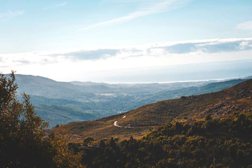 Weite Landschaft: Serra de Arga