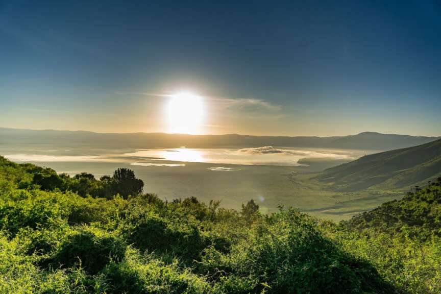 Heimat für 25.000 Tiere: Ngorongoro-Krater