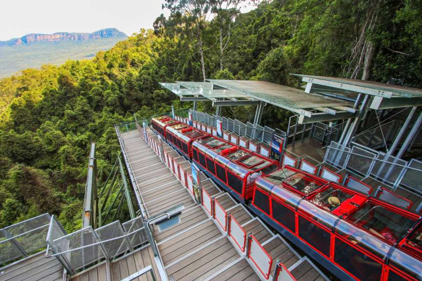 Steilste Eisenbahn der Welt: Scenic World