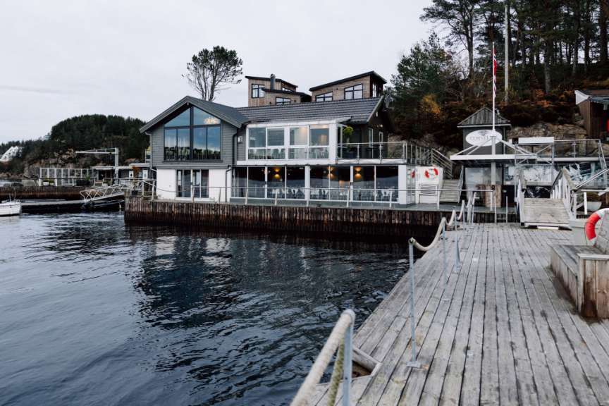Nur per Boot erreichbar: Cornelius Sjømatrestaurant