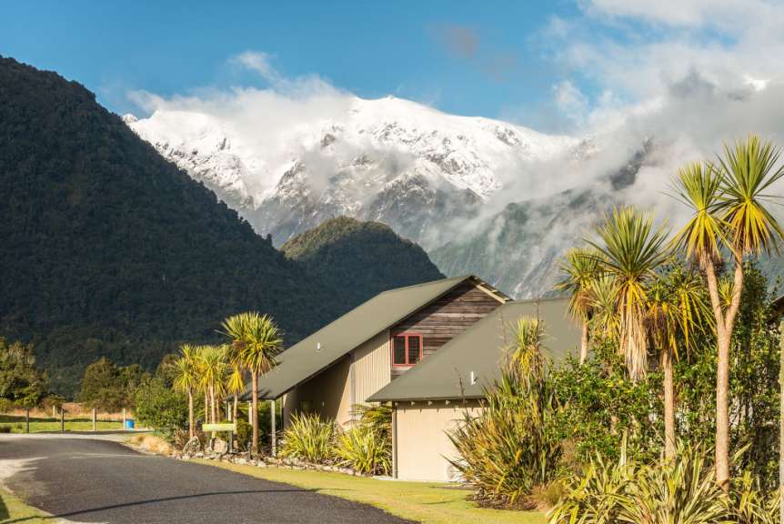 In Gletschernähe: Ferienwohnungen bei Franz Josef Glacier
