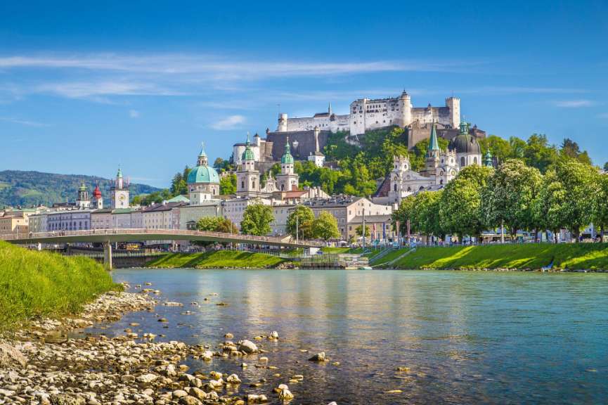 Salzburg mit Festung