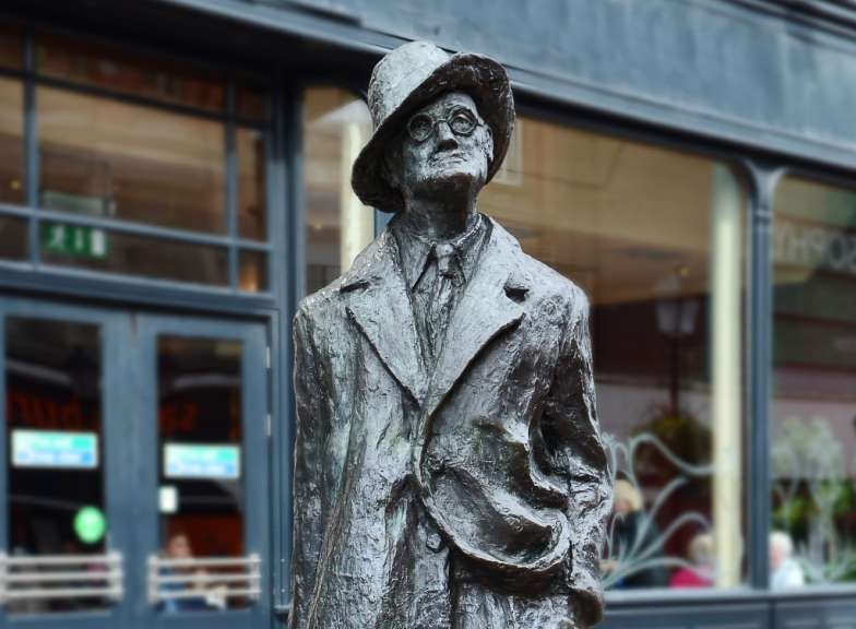 James Joyce: Denkmal in Dublin