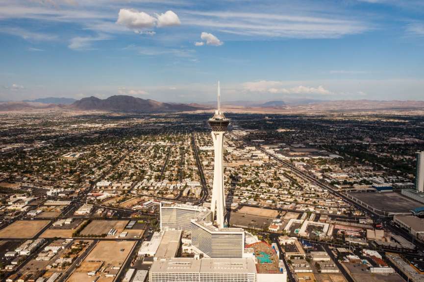 Thrill Rides hoch über Las Vegas: Stratosphere Tower