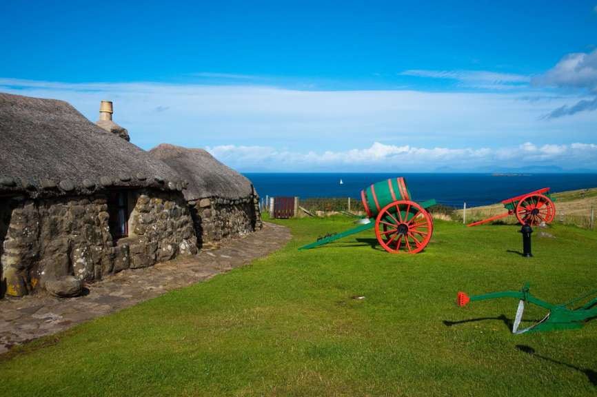 Erzählt vom früheren Inselleben: Skye Museum of Island Life