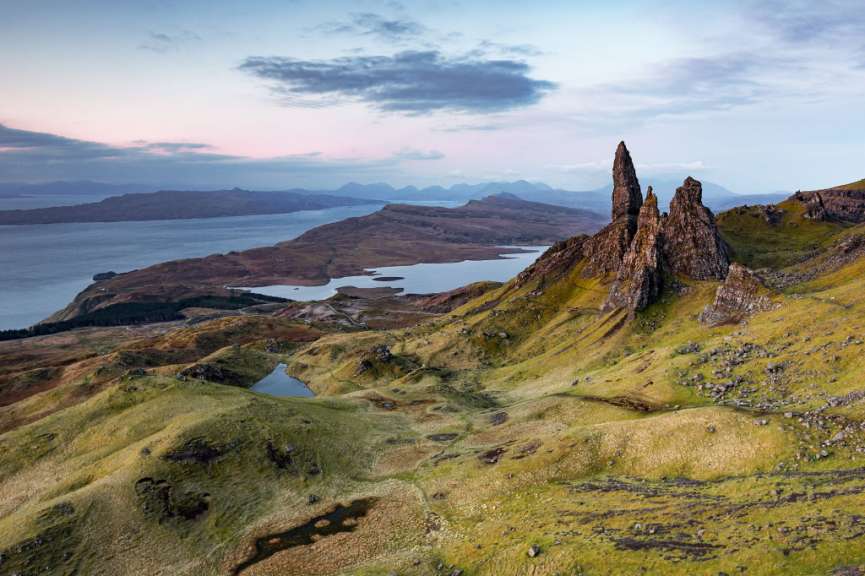 Bizarre Felsnadeln: Old Man of Storr