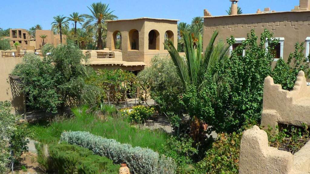 inmitten eines üppigen Gartens: Kasbah in Skoura