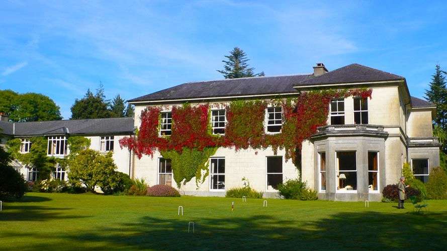 irisches Postkartenidyll: Lodge am Lough Corrib