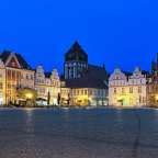 wie vor hundert Jahren: Altstadt von Greifswald