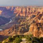 oberhalb der Abbruchkante: Rim Trail am Grand Canyon
