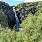 Größter Wasserfall Schwedens: Njupeskär