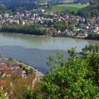 dreifarbig: Donau am Dreiflüsseeck