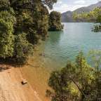 flach und verlandet: Kenepuru Sound