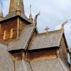 erbaut im 12. Jahrhundert: Stabkirche von Lom