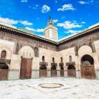 reich verzierte Fassaden: Medersa Bou Inania