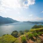 fast 23 km² groß: Victoria-Reservoir bei Digana