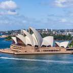 wie Segel im Wind: Sydney Opera House