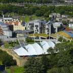 Blick auf Dynamic Earth