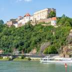 bester Blick auf die Donau: Veste Oberhaus