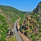 Zwischen Kastilien und Andalusien:  Despeñaperros-Schlucht