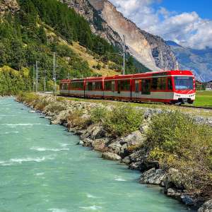 Zugreise durch die Schweiz