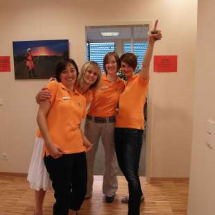 Stefanie, Petra, Jessica und Gabi