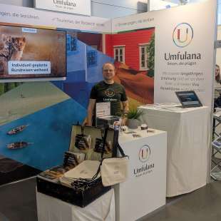 Tobias Garstka am Umfulana-Stand