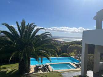Blick von einem Gästehaus in Jeffreys Bay